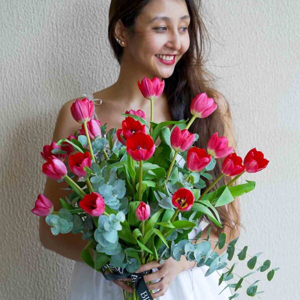 Blushing Tulip Delight