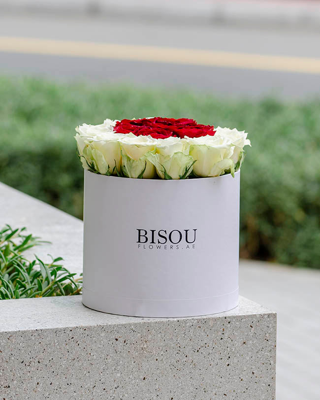 medium 20 roses drum box