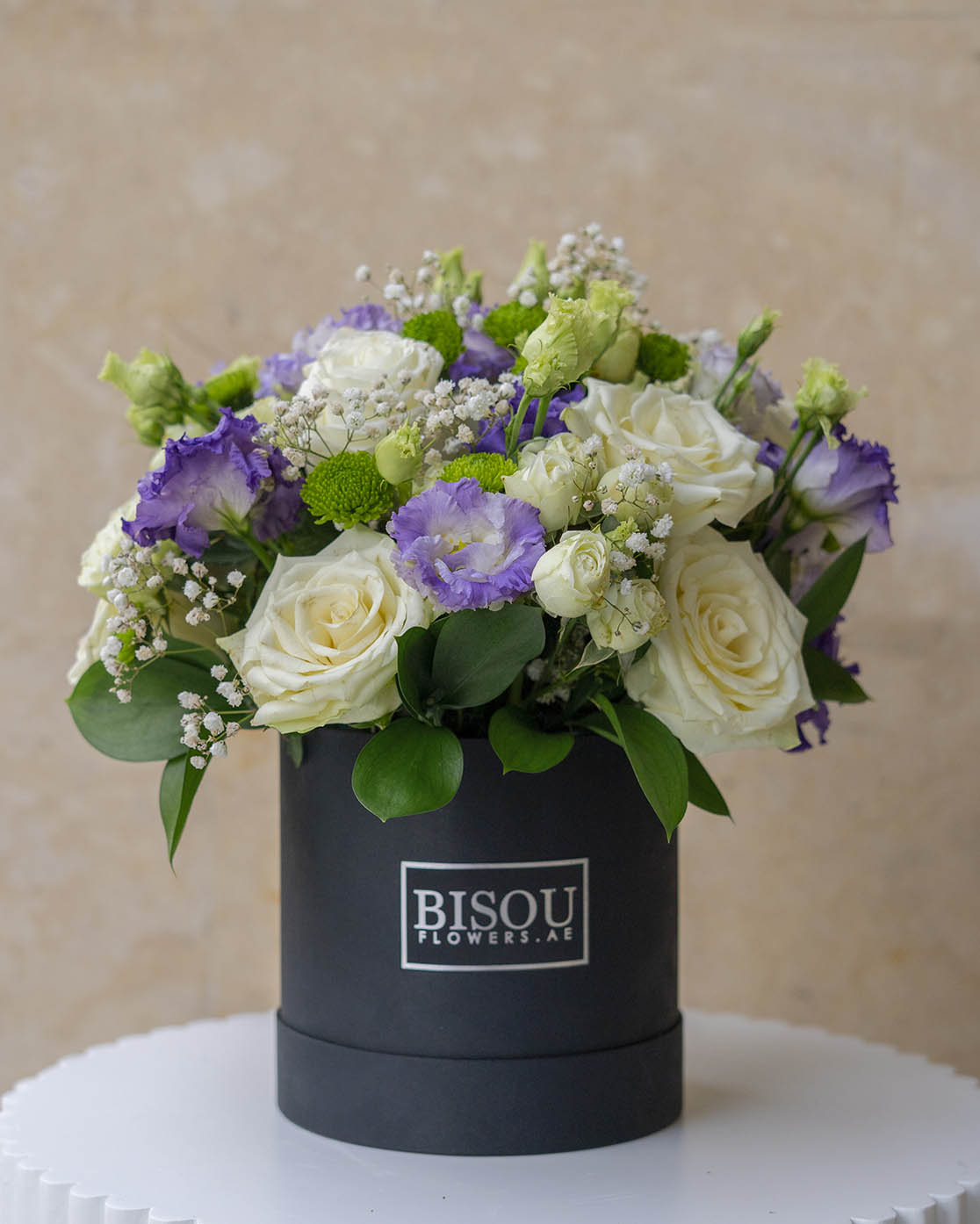 Ayelet lisianthus and romantic roses