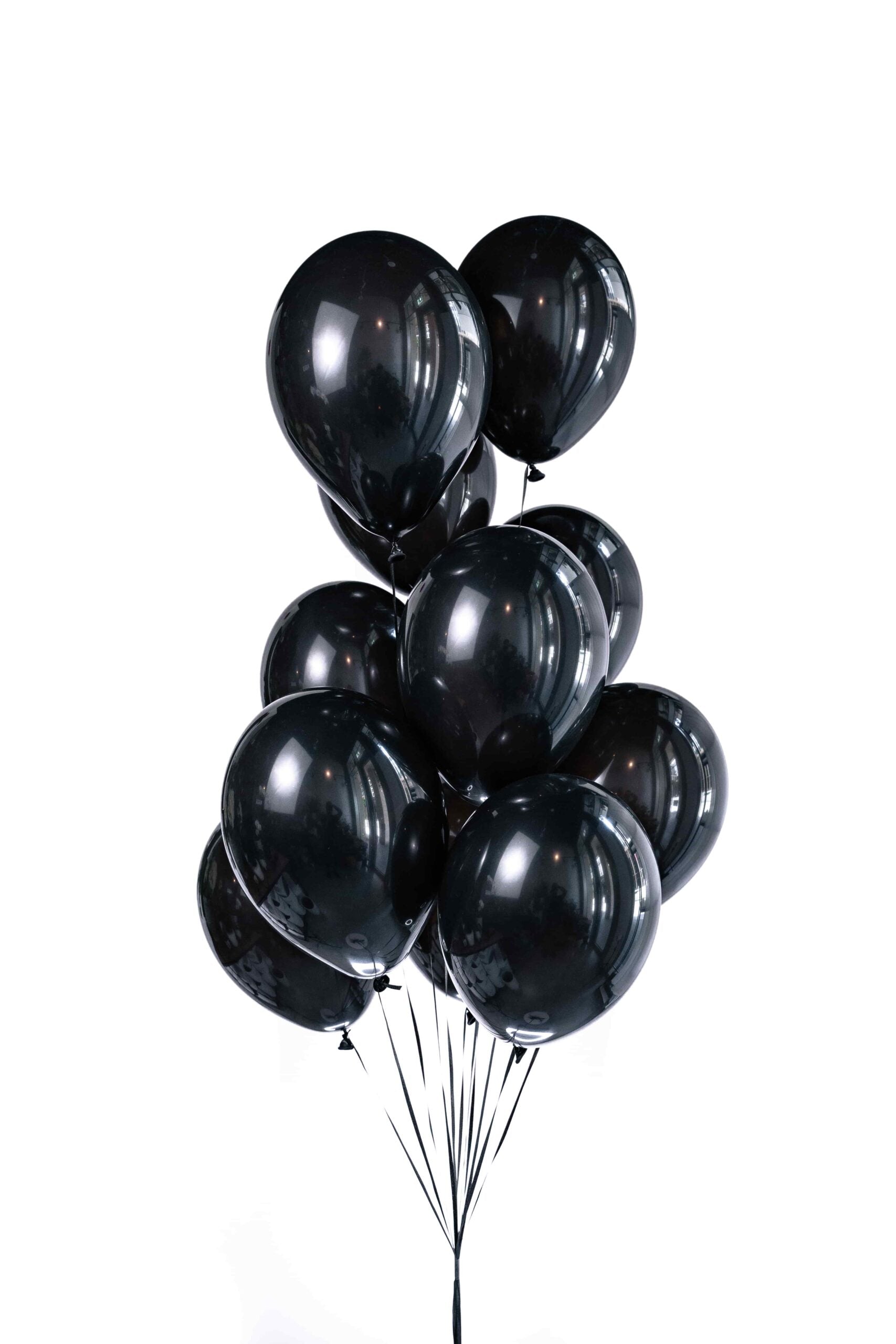 10 Black Balloons