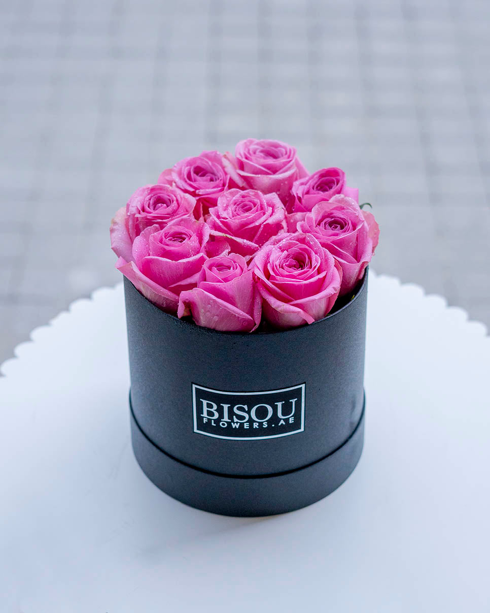 Amore 9 pink roses