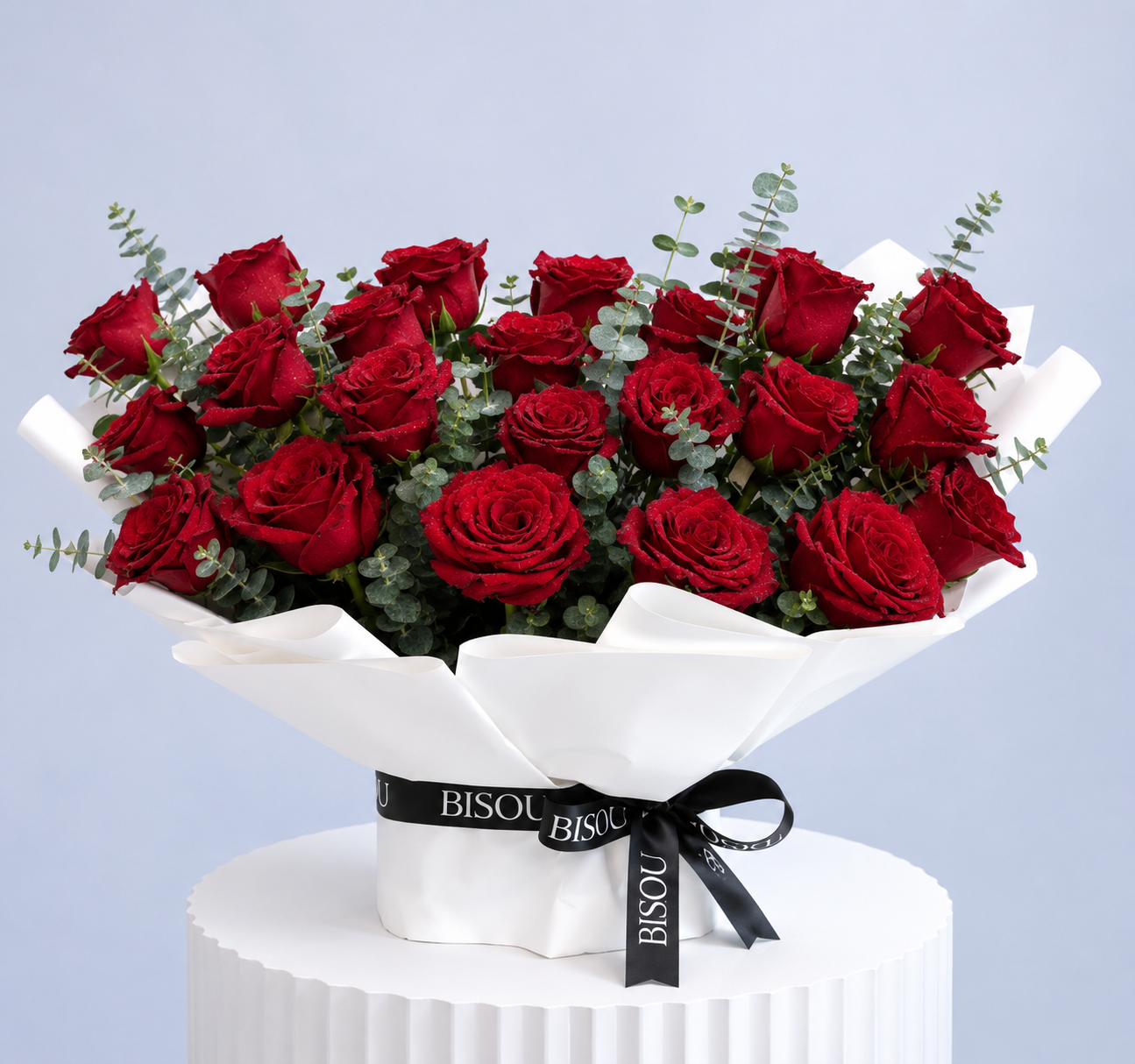 Velvet Crimson Rose Bouquet