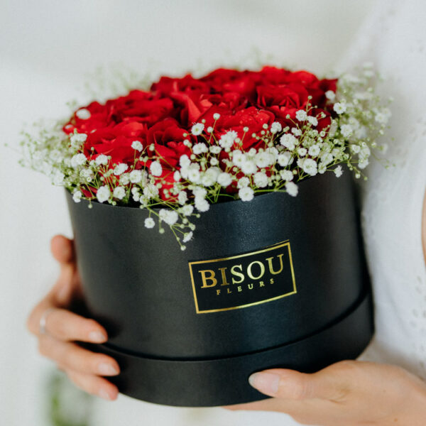 passionate red rose box