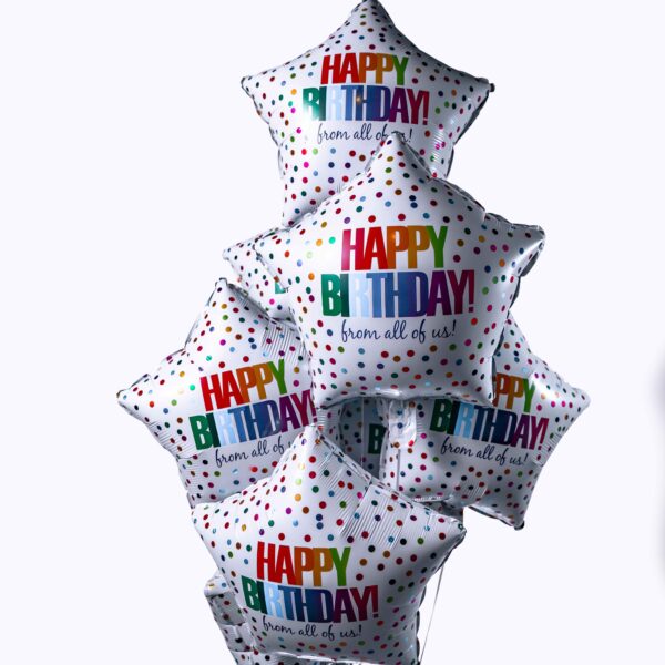 10 happy birthday balloons